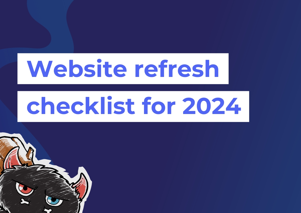 Website refresh checklist for 2024