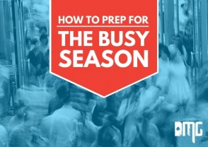 How to prep for the busy season