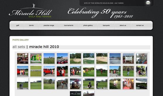 Miracle Hill Golf + Tennis Center - Website & Logo Design, v1.0 - 3