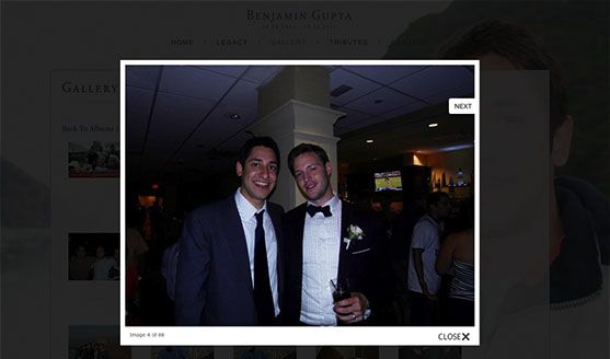 Ben Gupta Memorial Website - 5