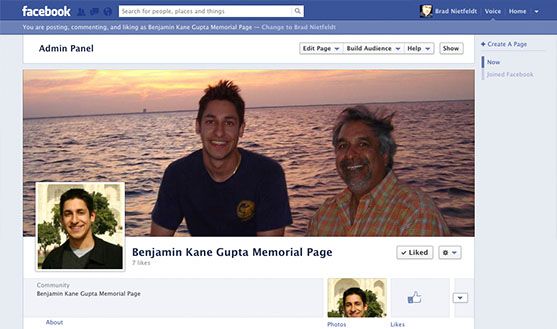 Ben Gupta Memorial Website - 9