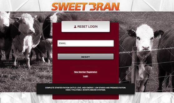 Cargill SWEETBRAN Customer Portal - 2